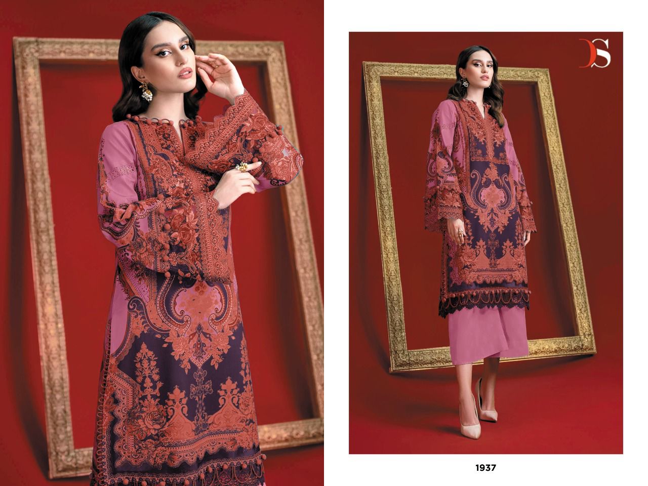 Deepsy Firdous Solitaire Casual Wear Embroidered Wholesale Pakistani Salwar Suits
